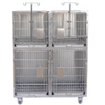 stainless steel animal hospital cage