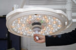 surgical light with camera